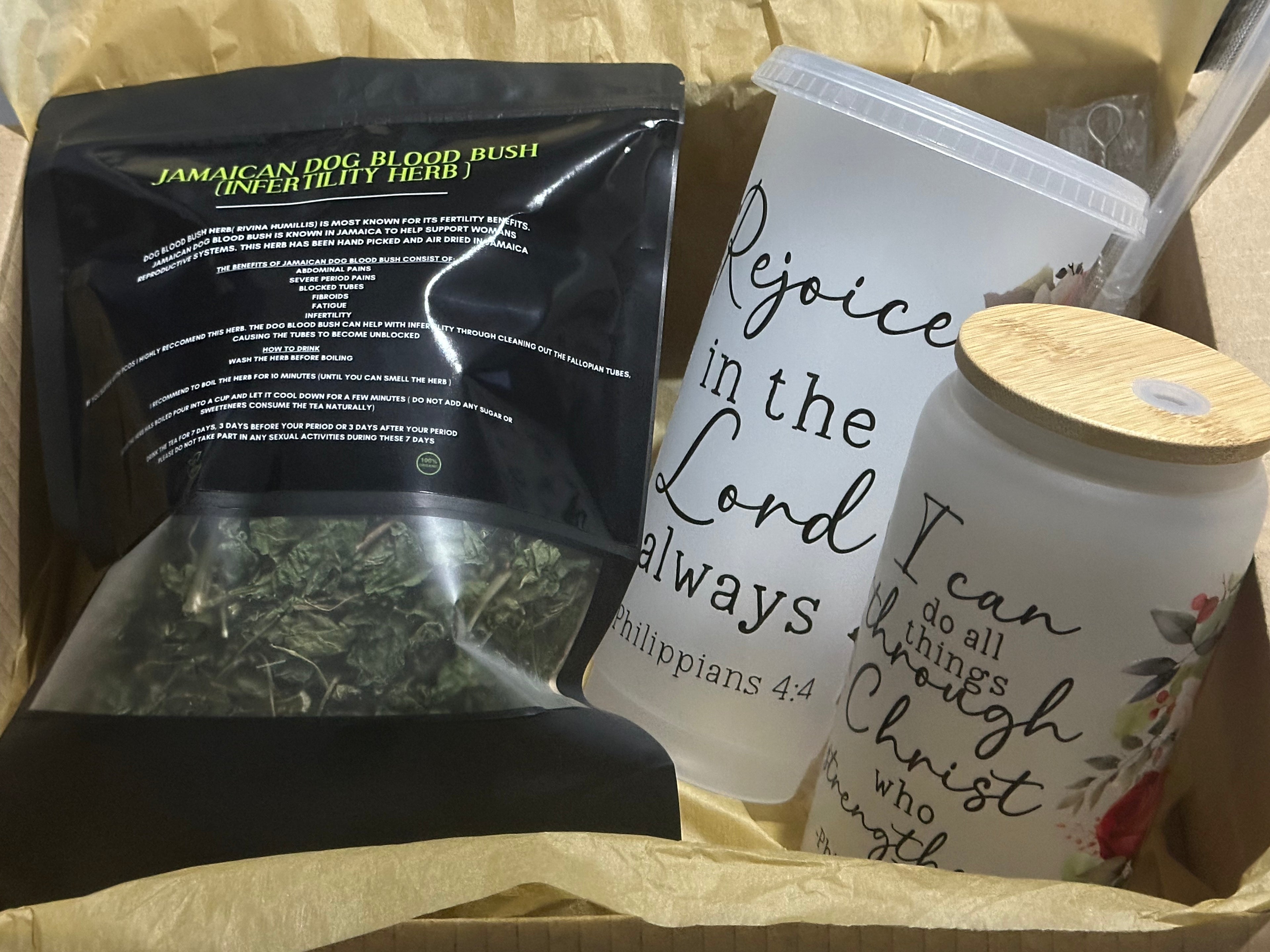 Faith & Feminine Wellness Bundle - Scripture Cup + Herbal Tea